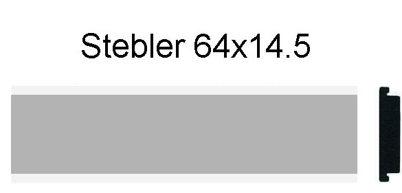 Briefkastenschild Stebler 64 x 14,5 Alu