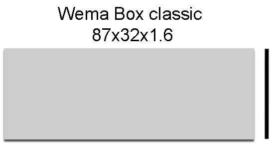 Wema Box Classic 87 x 32 1,5